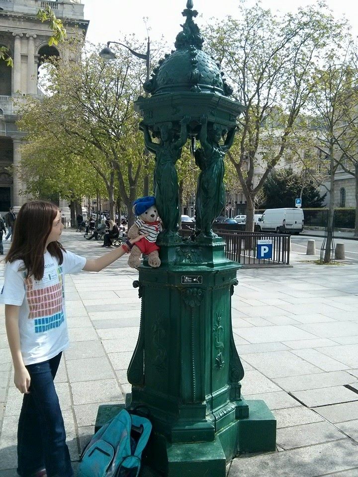 Paris, water fountain