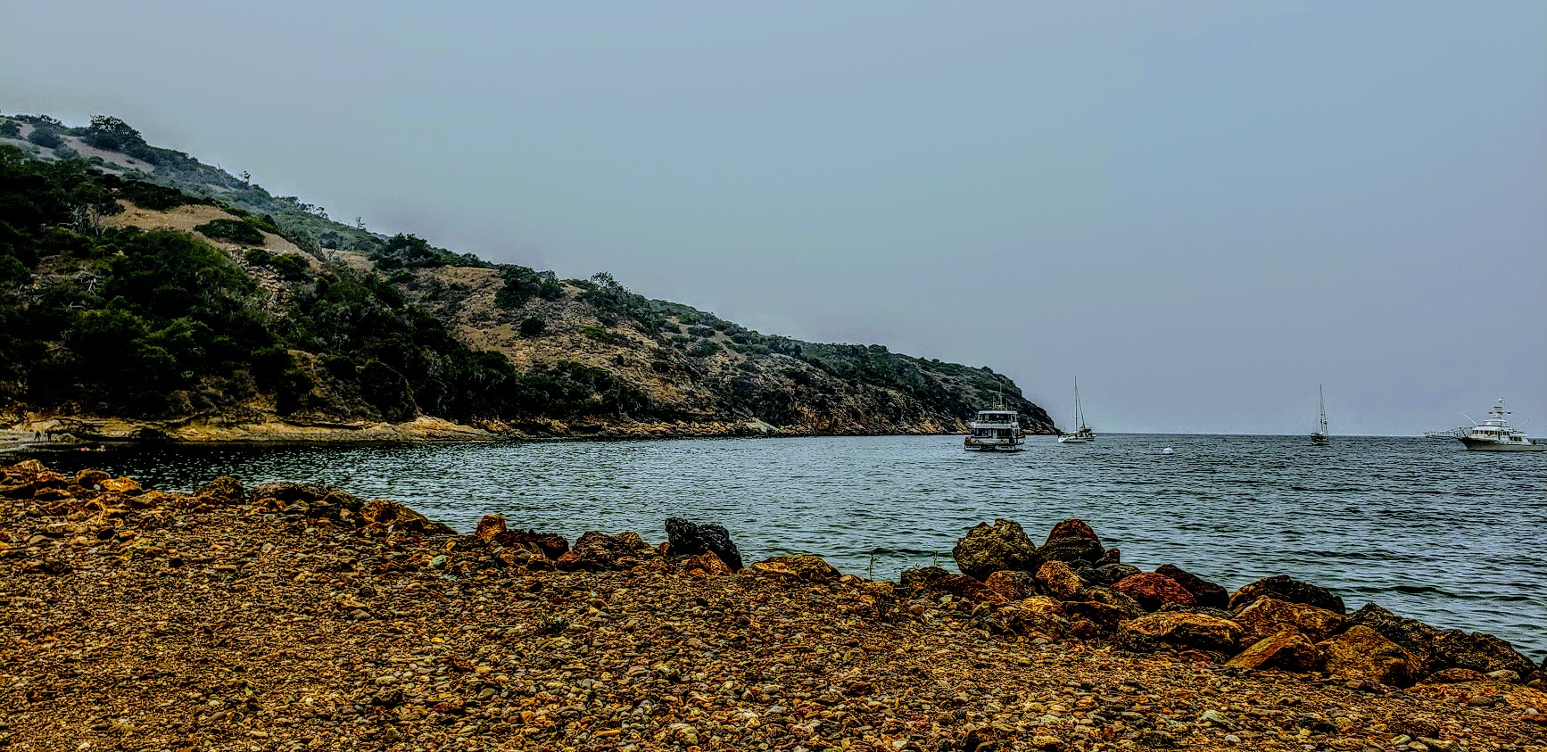 santa cruz island, prisoner's harbor, channel islands