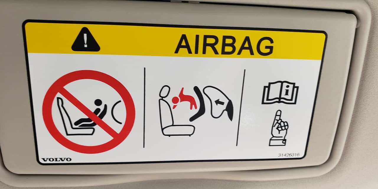 air bag warning